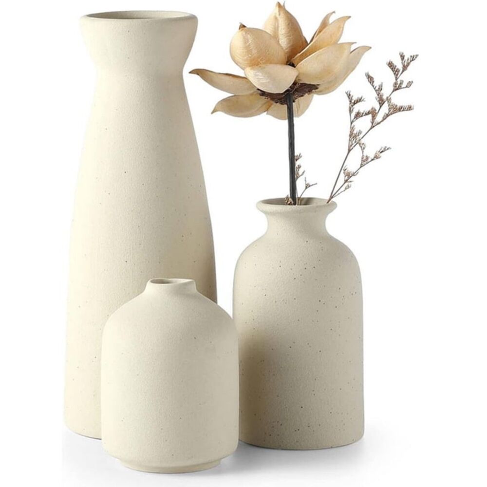 Set of 3 Minimalist Vases NEW